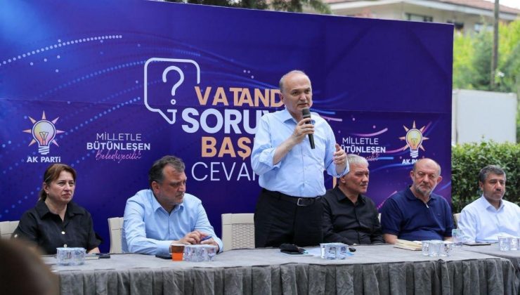 Başkan Faruk Özlü Gökçe Mahallesi’nde Vatandaşlarla Buluştu