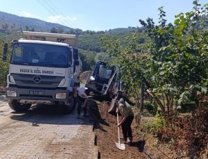 Ardıçdibi Köyü’nde Altyapı Çalışmaları Sürüyor