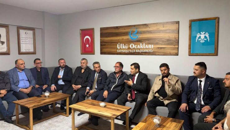 Başkan Fatih Ocak Ülkü Ocakları Kaynaşlı İlçe Başkanlığı Açılışına Katıldı