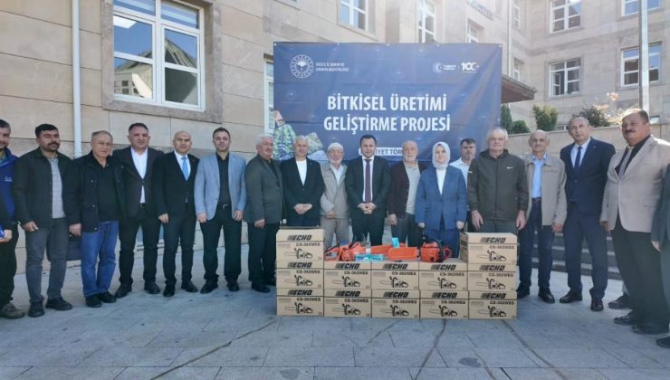 Düzce’de Fındık Üreticisine 2 Milyon TL’lik Ekipman Desteği Verildi